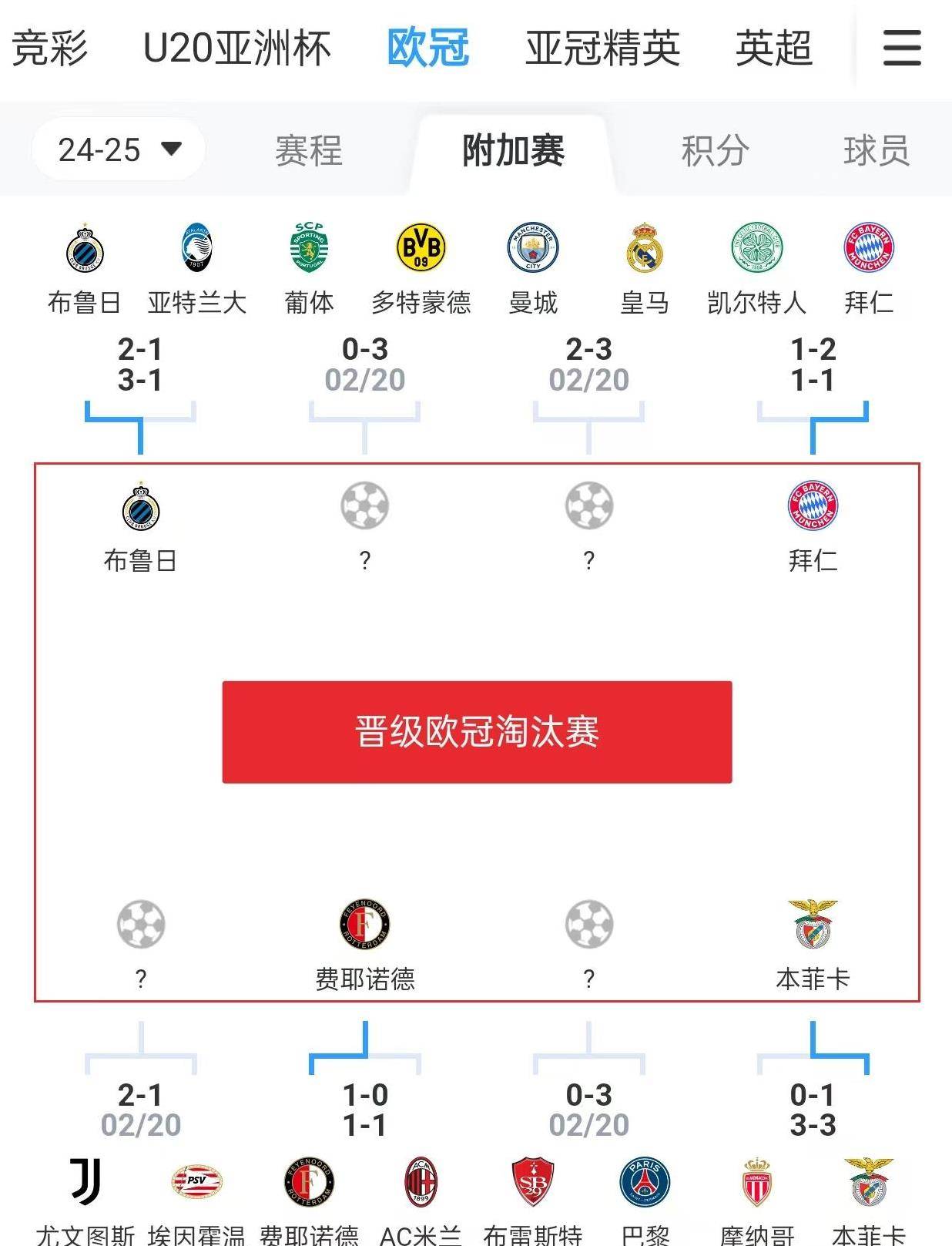 包含拜仁难敌对手，无缘欧冠淘汰赛的词条