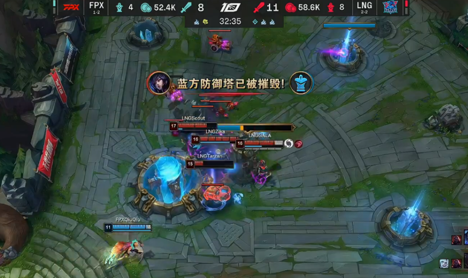 包含FPX翻盘EG，Caps拿下关键大龙激烈交锋小组赛，锁定晋级资格的词条